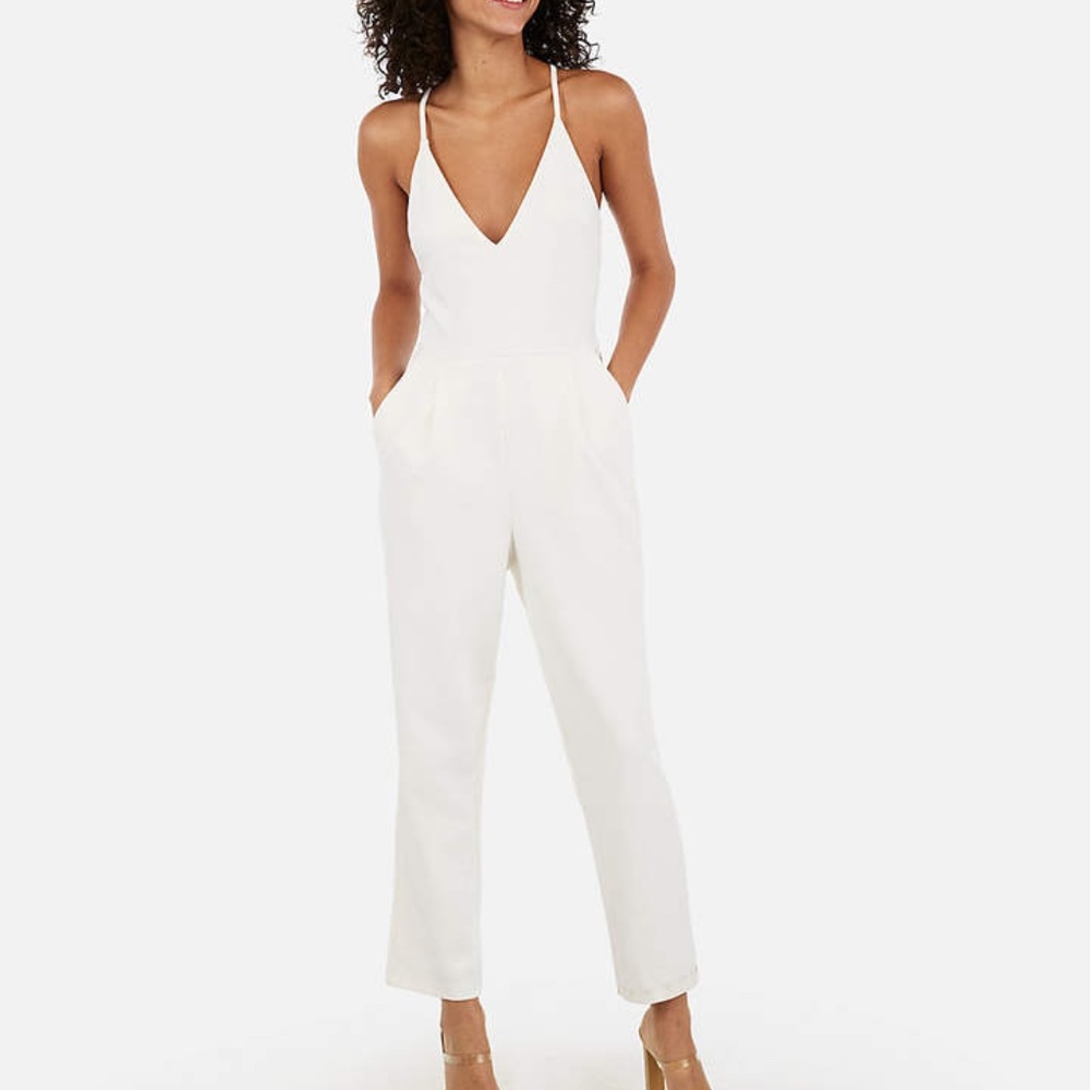 Express - White Jumpsuit